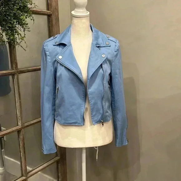Color Me Courtney Dennis Biker Jacket 2 - Picture 7 of 11